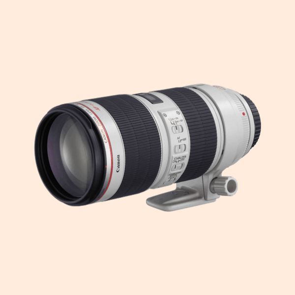 Rent a Telephoto Lens Canon 70200 IS2 Lens on rent Starts 900
