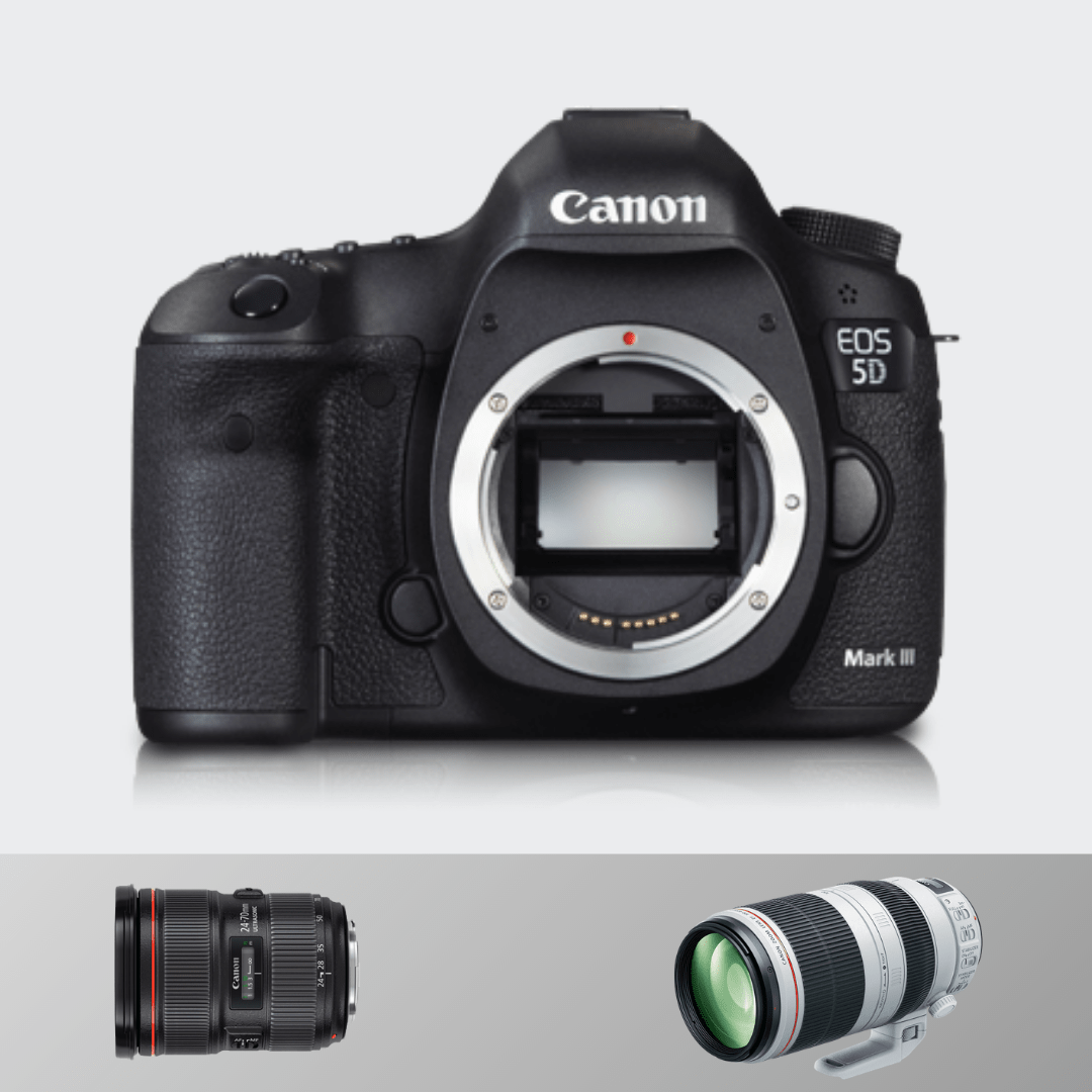 Canon 5d Mark III + 24-70(F 2.8) + 70-200 (F2.8)