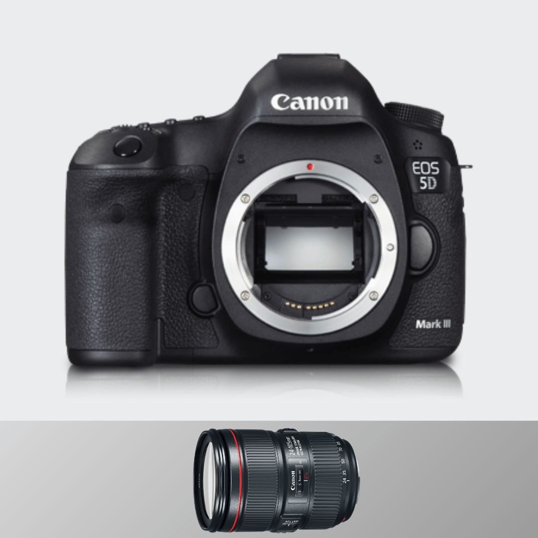 Canon 5d Mark III + 24-105(F 4.0) + 50 MM (F1.8)