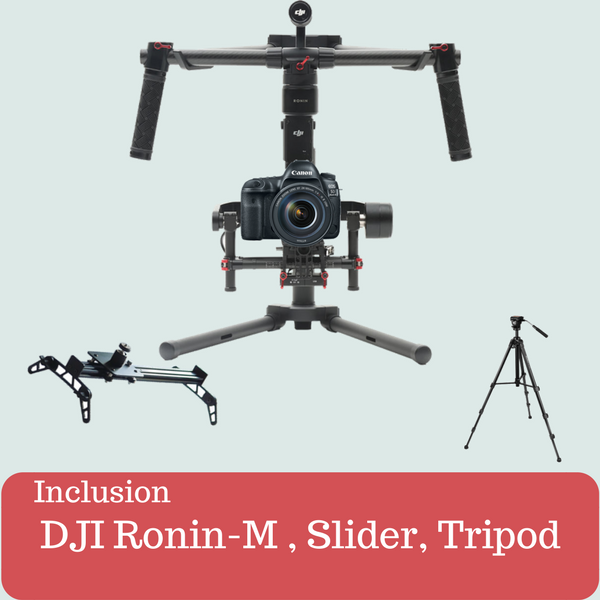 Ronin M, Slider, Tripod Kit on Rent Videography Equipment Rental