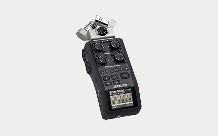 Zoom H6 Recorder On Rent