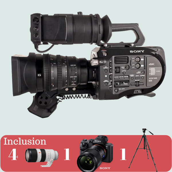 FS7 4K & Sony Lens Kit on rent | Hire Professional Videography ...